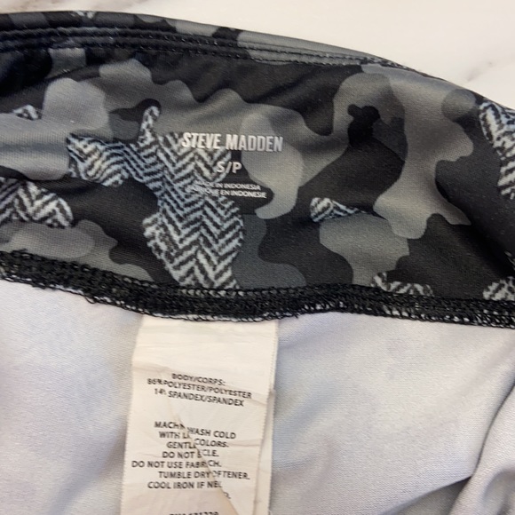 Steve Madden Womens Yoga Workout Pants Tights Workout Pants Small Grey - Picture 9 of 9